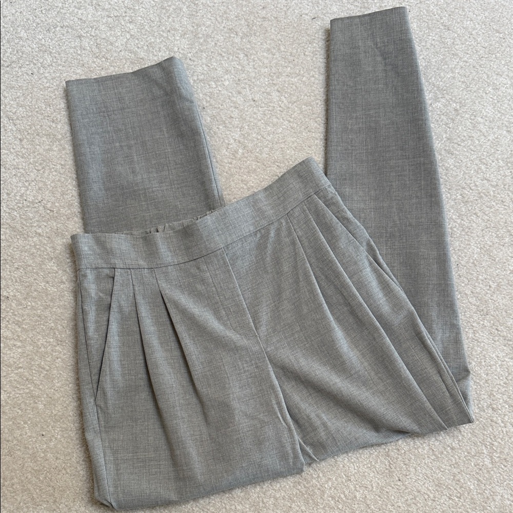 Babaton Cohen Gray Pleated Front Dress Pants